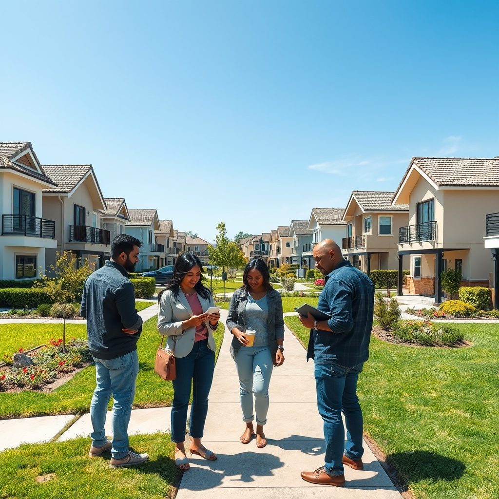 Neighborhood guide visual